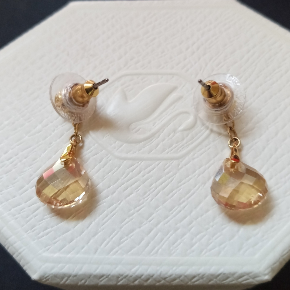 Swarovski small pierced earrings